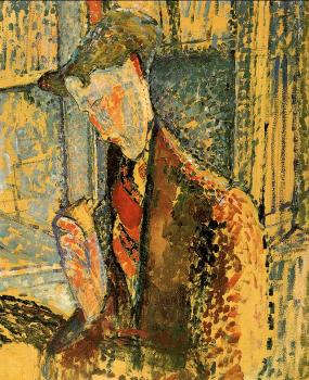 Amedeo Modigliani : Portrait of Frank Burty Haviland II